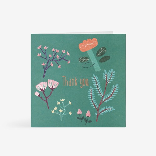 나무꽃 감사 카드